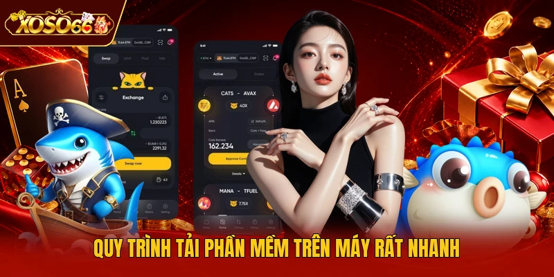 Quy trình tải phần mềm trên máy rất nhanh