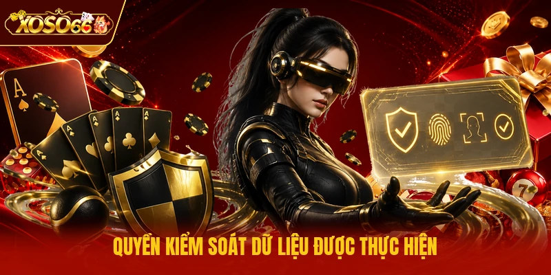 Quyền kiểm soát dữ liệu được thực hiện
