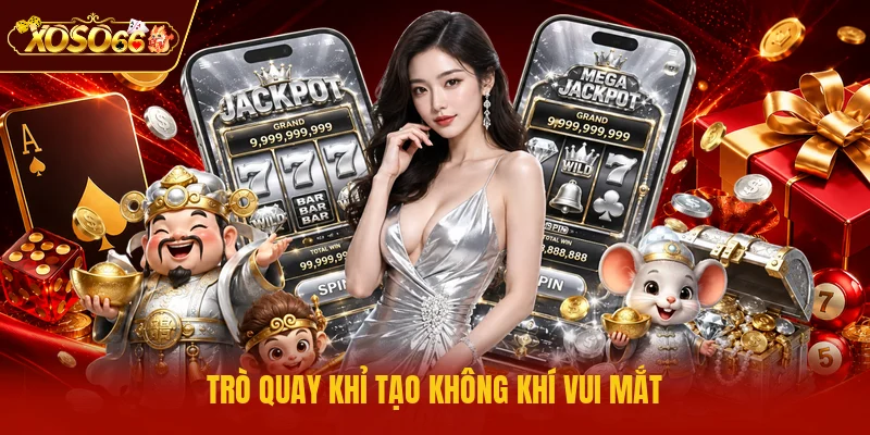 Trò quay khỉ tạo không khí vui mắt